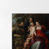 The Holy Family With Saints Francis And Anne And The Infant Saint John The Baptist, 1630, Kanvas Tablo